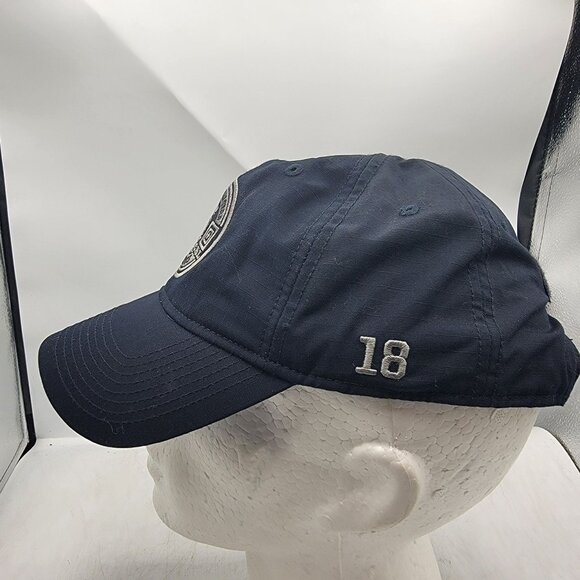 5.11 Tactical Hat Cap Adults Navy Blue Adjustable Baseball Logo Casual Work Wear - Picture 2 of 10